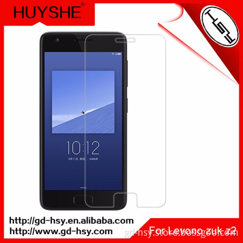 Huyshe Shenzhen Glass Manufacturer Best Screen Guard For levono zuk z2 Tempered Glass Screen Protector